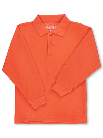 Universal Adults' Unisex L/S Pique Polo - CookiesKids.com