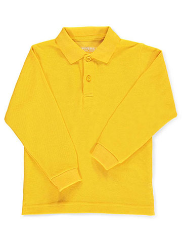 Universal Unisex L/S Pique Polo - CookiesKids.com
