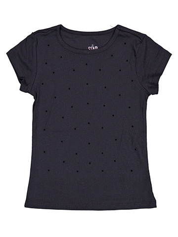 Star Ride Girls' Short Sleeve Stud Embellished T-Shirt - CookiesKids.com