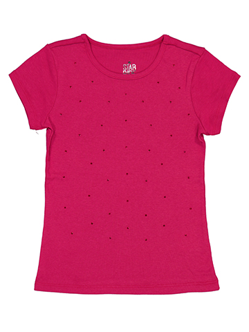 Star Ride Girls' Short Sleeve Stud Embellished T-Shirt - CookiesKids.com