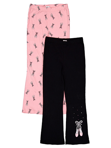 Sweet Butterfly Girls' Ballet Print Flared Pants Set - CookiesKids.com