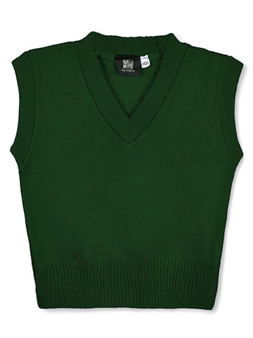 T.Q. Knits Unisex Sweater Vest (Sizes 2 - 7) - CookiesKids.com