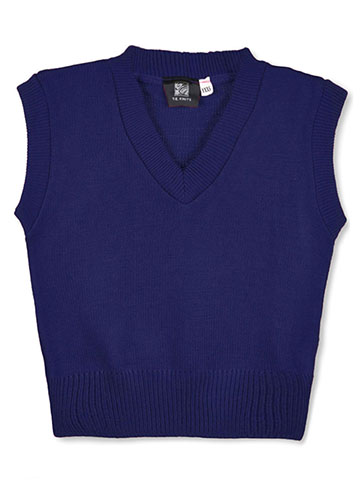 T.Q. Knits Unisex Sweater Vest (Sizes 2 - 7) - CookiesKids.com
