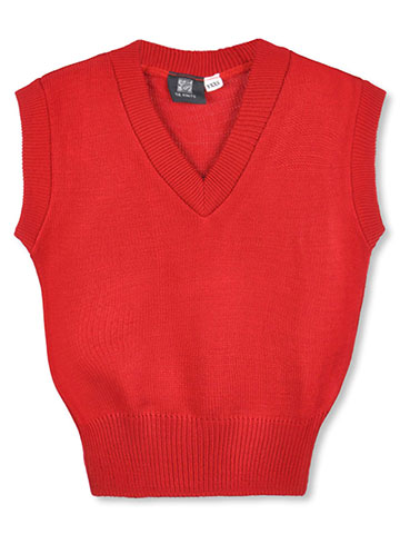 T.Q. Knits Unisex Sweater Vest (Sizes 8 - 20) - CookiesKids.com