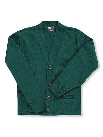 T.Q. Knits Unisex Youth Control-Pil 4-Button Cardigan (Sizes 8 - 20) - CookiesKids.com