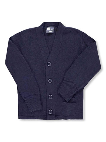 T.Q. Knits Unisex Youth Control-Pil 4-Button Cardigan (Sizes 8 - 20) - CookiesKids.com