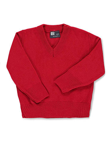 T.Q. Knits Boys’ L/S Control-Pil™ V-Neck Sweater - CookiesKids.com