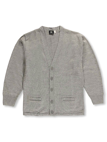 T.Q. Knits Big Boys’ Adult Control-Pil 4-Button Cardigan (Adult Sizes S - XXL) - CookiesKids.com
