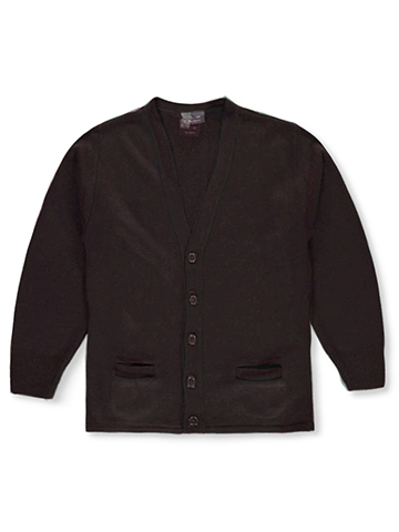 T.Q. Knits Big Boys’ Adult Control-Pil 4-Button Cardigan (Adult Sizes S - XXL) - CookiesKids.com
