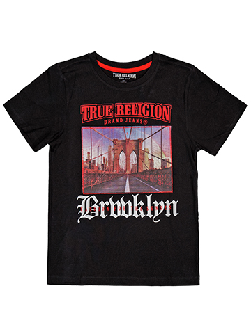 True Religion Boys' Brooklyn Bridge Graphic T-Shirt - CookiesKids.com