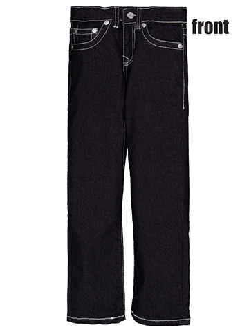 True Religion Boys' Ricky Relaxed Straight Fit Embroidered Jeans - CookiesKids.com