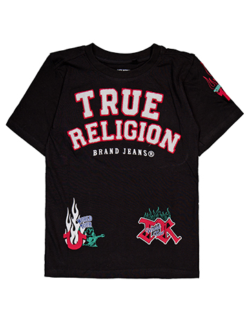 True Religion Boys' Graphic Short Sleeve T-Shirt - CookiesKids.com