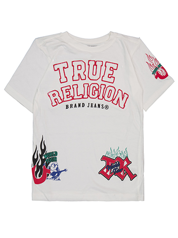 True Religion Boys' Graphic Short Sleeve T-Shirt - CookiesKids.com