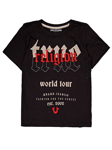 True Religion Boys' World Tour Graphic T-Shirt - CookiesKids.com