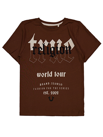 True Religion Boys' World Tour Graphic T-Shirt - CookiesKids.com