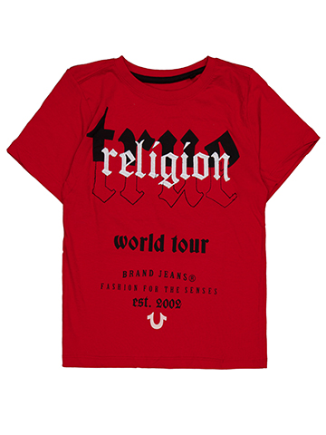 True Religion Boys' World Tour Graphic T-Shirt - CookiesKids.com