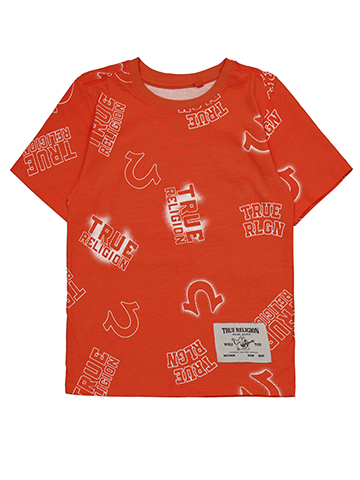 True Religion Boys' Logo All Over Graphic T-Shirt - CookiesKids.com