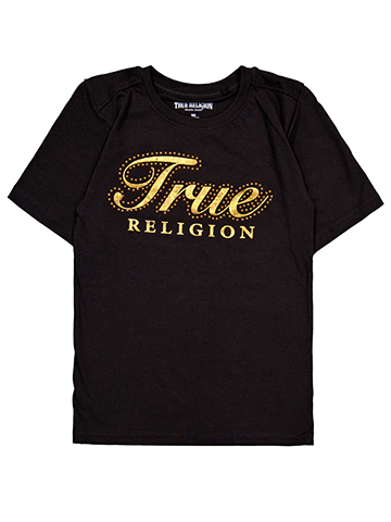 True Religion Boys' Gold Studs Graphic T-Shirt - CookiesKids.com
