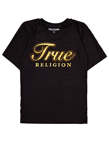 True Religion Boys' Gold Studs Graphic T-Shirt - CookiesKids.com