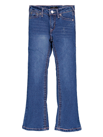 True Religion Girls' Becca Mid Rise Bootcut Embroidered Jeans - CookiesKids.com