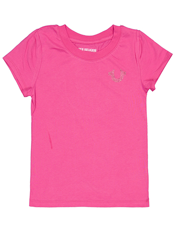 True Religion Girls' Foil and Rhinestone Logo T-Shirt - CookiesKids.com