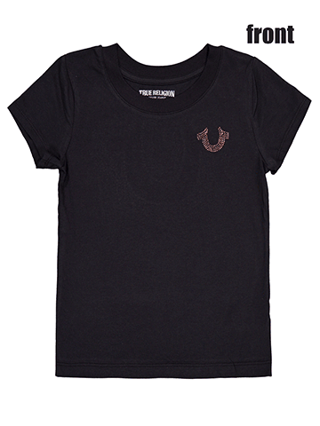 True Religion Girls' Foil and Rhinestone Logo T-Shirt - CookiesKids.com