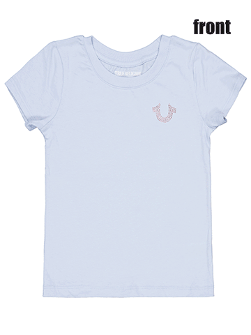 True Religion Girls' Foil and Rhinestone Logo T-Shirt - CookiesKids.com