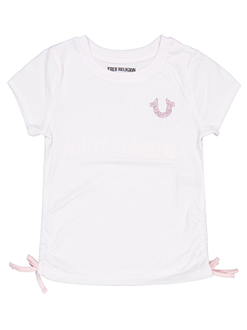 True Religion Girls' Rhinestone World Tour Graphic T-Shirt - CookiesKids.com