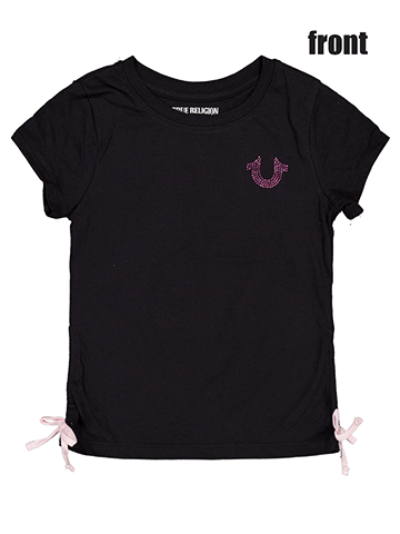 True Religion Girls' Rhinestone World Tour Graphic T-Shirt - CookiesKids.com
