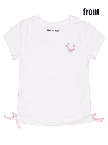True Religion Girls' Rhinestone World Tour Graphic T-Shirt - CookiesKids.com