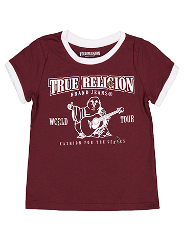 True Religion Girls' World Tour Charm T-Shirt - CookiesKids.com