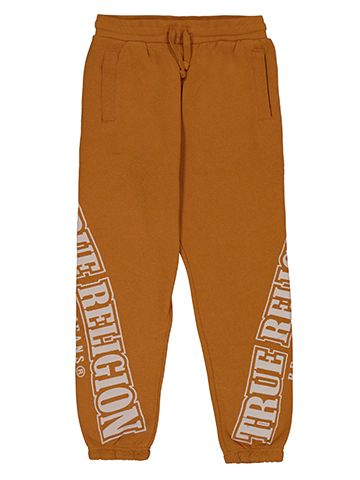 True Religion Boys' Arched Brand Logo Graphic Baggy Joggers - CookiesKids.com