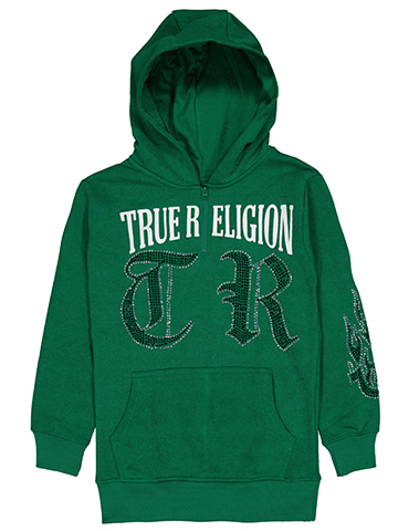 True Religion Boys' Zip-Up Rhinestone Hoodie - CookiesKids.com