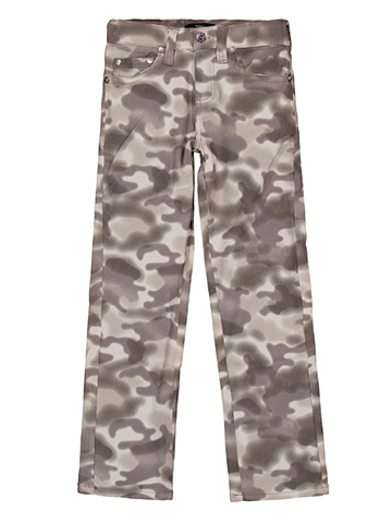 True Religion Boys' Camouflage Ricky Relaxed Straight Leg Twill Jeans - CookiesKids.com