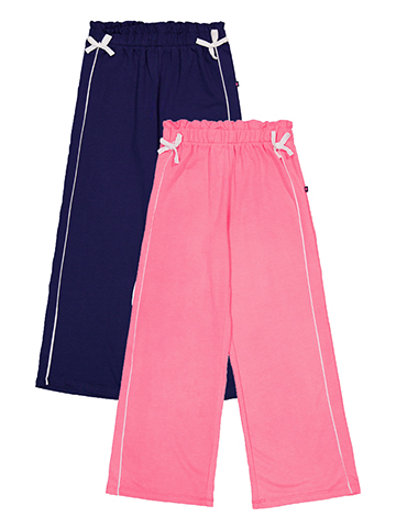 Limited Too Girls' Wide-Leg Sweat Pants Set, Two Pack - CookiesKids.com