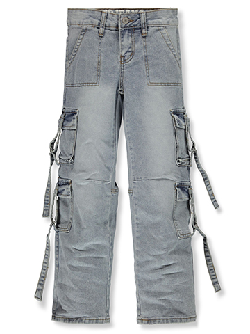 V.I.P. Jeans Wide Leg Cargo Jeans - CookiesKids.com