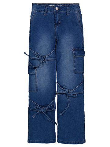 VIP Jeans Girls' Cargo Pants with Drawstring Details - CookiesKids.com