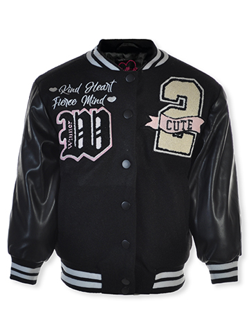 Chillipop Girls' Varsity Jacket - CookiesKids.com