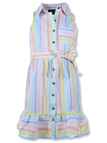 Girls Hearts Girls' Striped Dress - CookiesKids.com