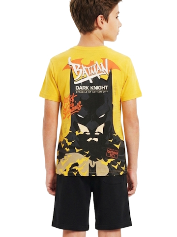 Southpole Batman Boys' Dark Knight Shorts Set Outfit - CookiesKids.com