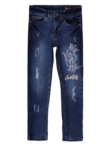 Southpole Boys' Jeans with Graphic Logo Print - CookiesKids.com