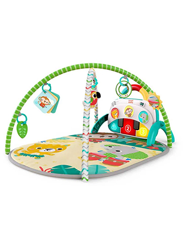 Bright Starts Baby 4-in-1 Safari Play Mat - CookiesKids.com
