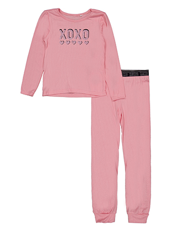 Girls' XOXO Long Sleeve Pajama Set - CookiesKids.com
