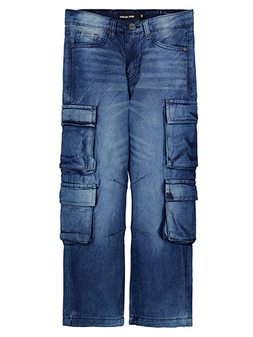 Pipeline Boys' Denim Cargo Jeans - CookiesKids.com