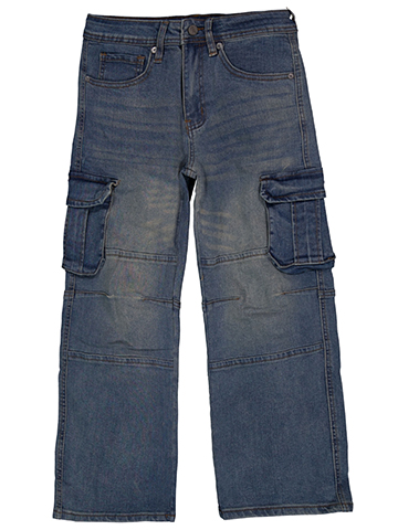 Public Supply Boys' Baggy Cargo Denim Jeans - CookiesKids.com