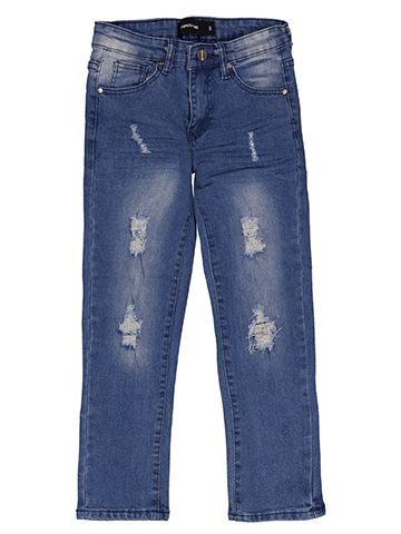 Pipeline Boys' Distressed Straight-Leg Denim Jeans - CookiesKids.com