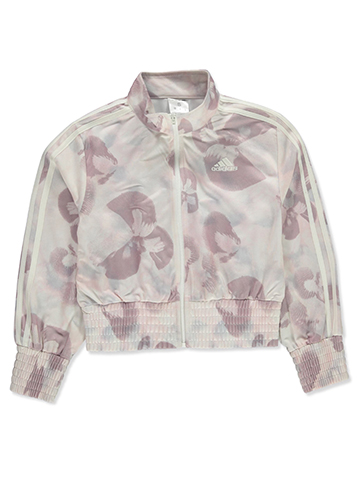 Adidas Girls' Tie-Dye Cloud Track Jacket - CookiesKids.com