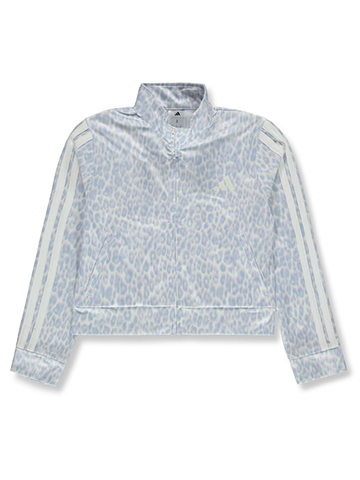 Adidas Girls' Allover Leopard Track Jacket - CookiesKids.com