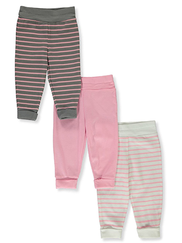Hanes Baby Girls' 3-Pack Knit Joggers - CookiesKids.com
