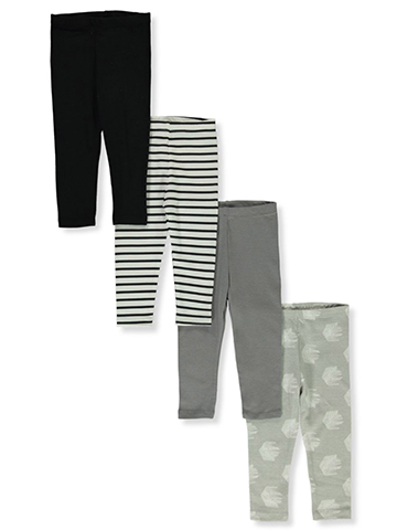 Hanes Baby Girls' 4-Pack Knit Leggings - CookiesKids.com